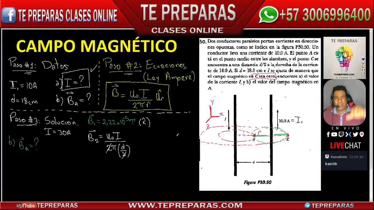 Cap 30; ejercicio 50 (Libro de Serway 5 ed.) - Campo Magnético (Ley de Ampere)