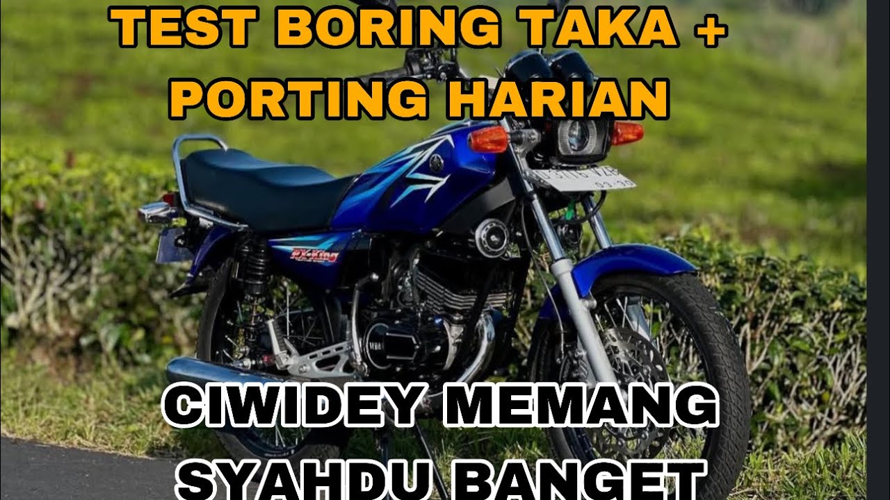 TEST RX KING BARU BERES RESTORASI FULL 2005 BARANG SEGER JALUR CIWIDEY
