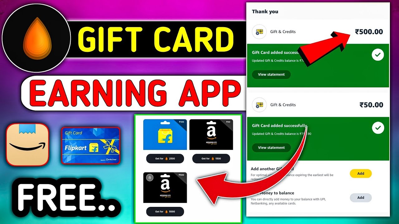 Amazon Gift Card Earning Offer🔥Banza App Gift Card Earning | Amazon, Flipkart Gift Card Earning App