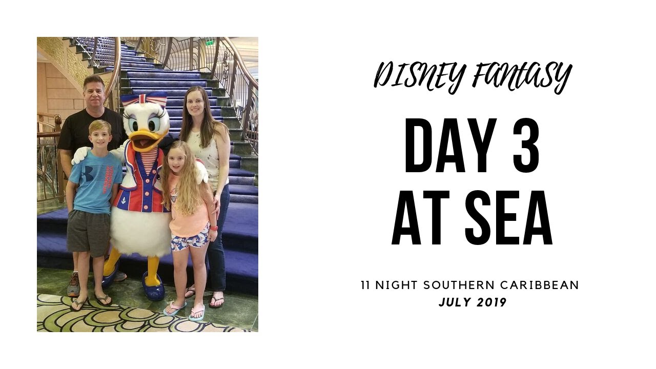 Disney Cruise Vlog: Disney Fantasy/Day 3 at Sea