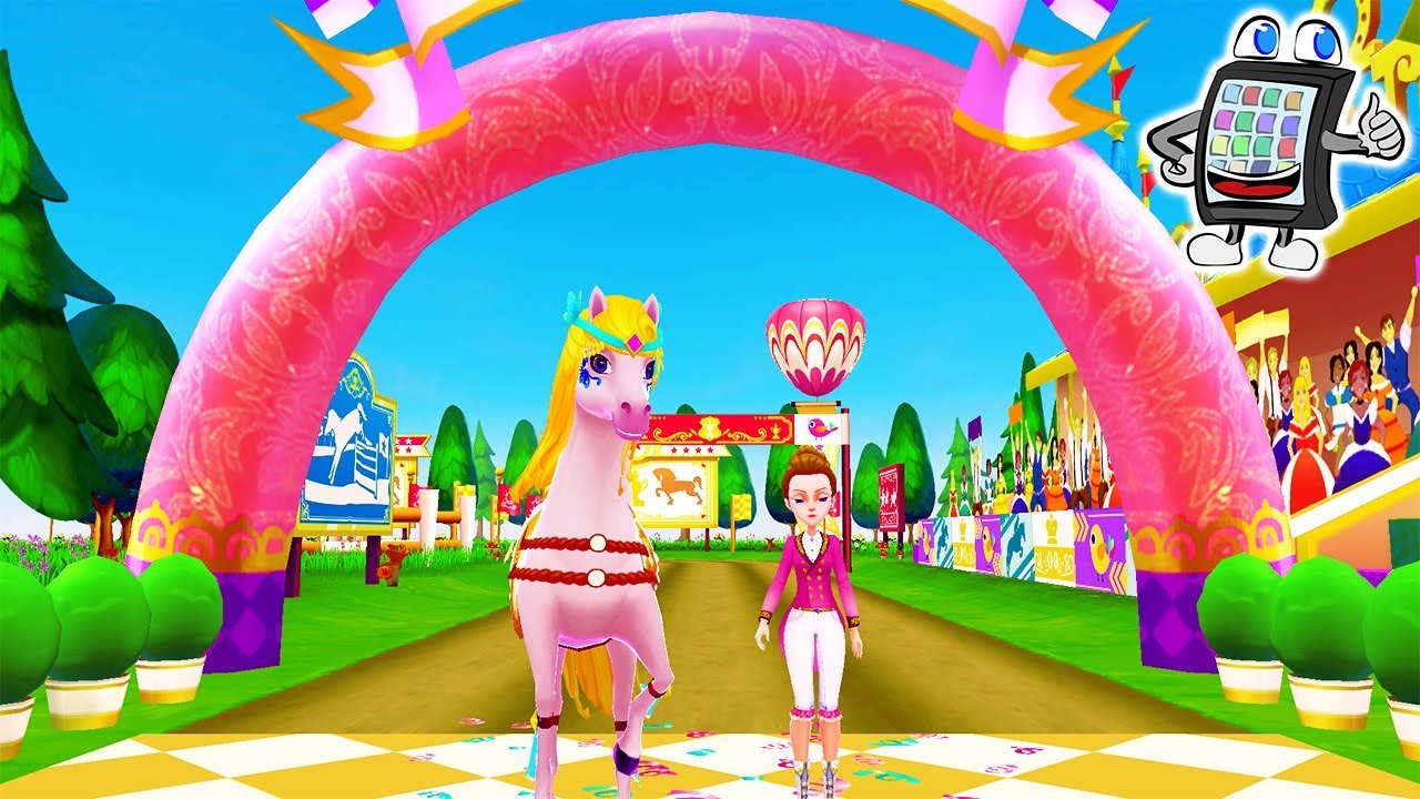 PRINZESSIN PFERDE RENNEN App deutsch | königliches Pferd beim Springreiten - Kann Nina gewinnen?