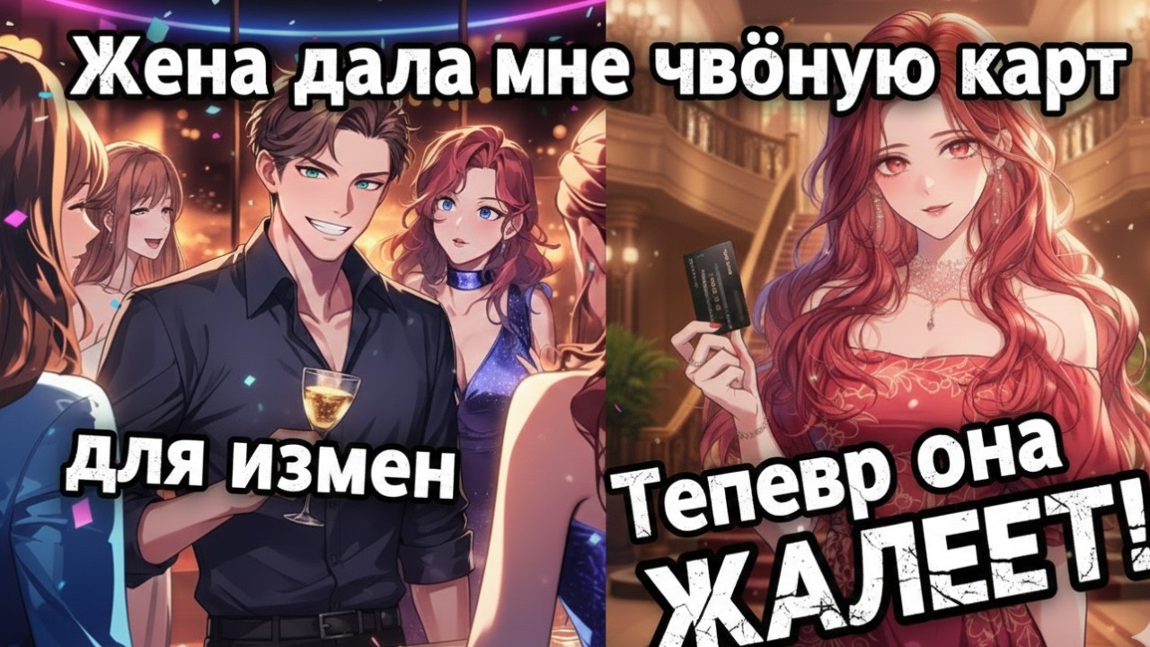📘Жена дала чёрную карту ради свидания с первой любовью — жалеет