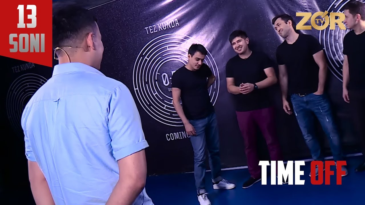 Time OFF 13-soni - Sa'dulla Fatxullayev, Ali Otajonov, Karen Gafurjonov, Umar Shamsiyev (18.07.2017)