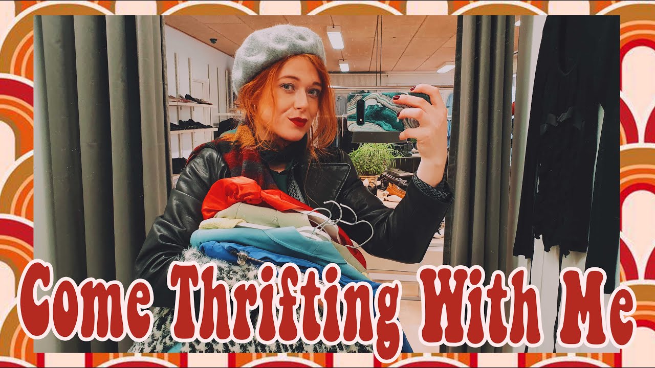 Come Thirfting With Me | Vintage Clothes & Sunflower Paintings #13