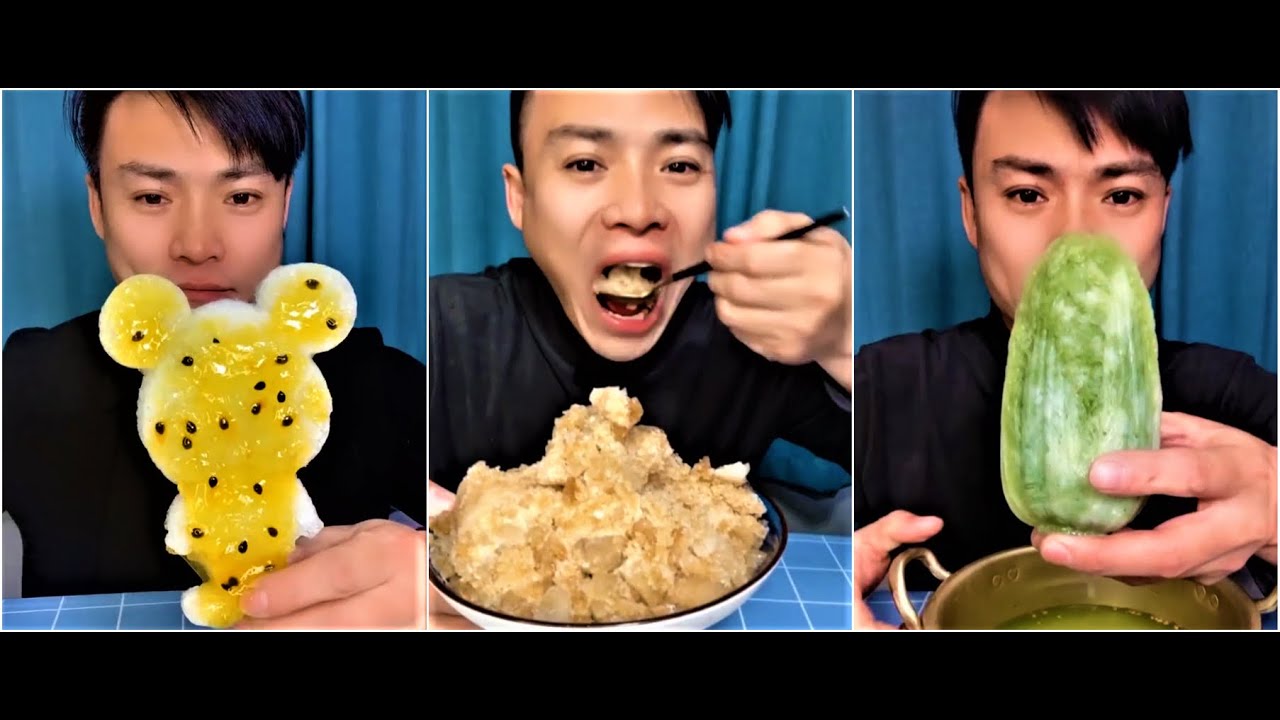 HIS POPULAR ICE EATING MUKBANG & ASMR #8