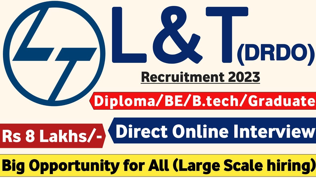 L&T Recruitment 2023 | Fresher| L and T Recruitment 2023 | L&T Jobs 2023 | off campus 2023| Mnc Jobs