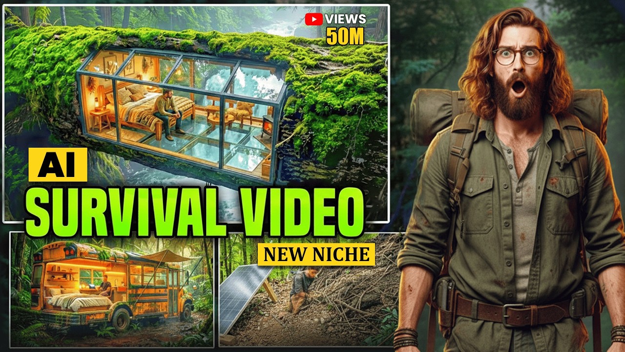 How to Create Jungle Survival AI ASMR Videos (FREE Tools Tutorial)