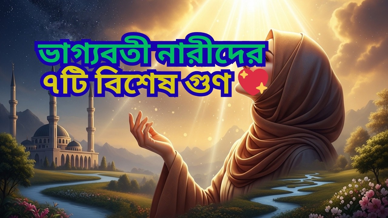 ভাগ্যবতী নারীদের ৭টি বিশেষ গুণ 💖 | জানলে আপনার দৃষ্টিভঙ্গি বদলে যাবে! # আলো কাহিনী #ইসলামিকভিডিও