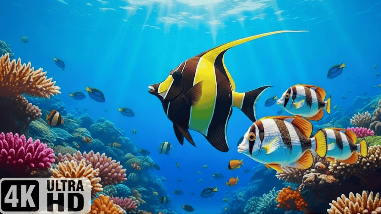 The Best 4K Aquarium - Explore the Stunning World of Sea Jellyfish & Beautiful Coral Reef Fish #2