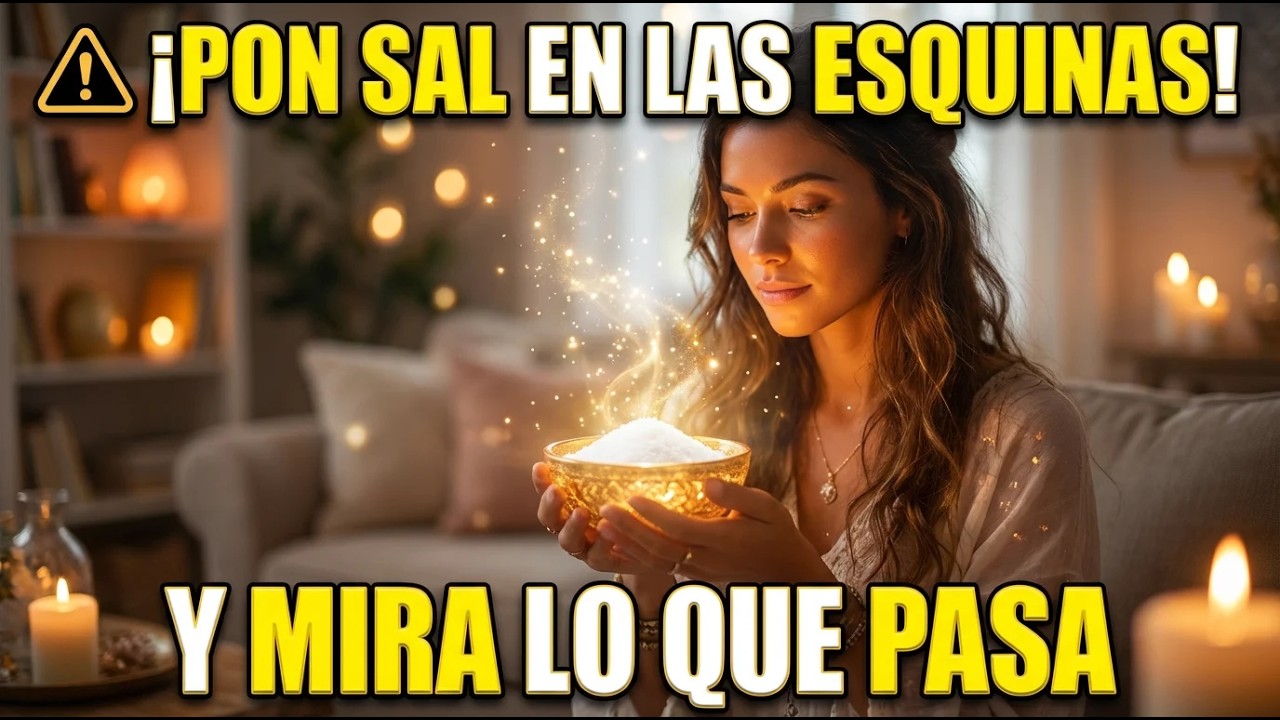 Pon SAL en las Esquinas de tu Casa y Observa lo que Cambia