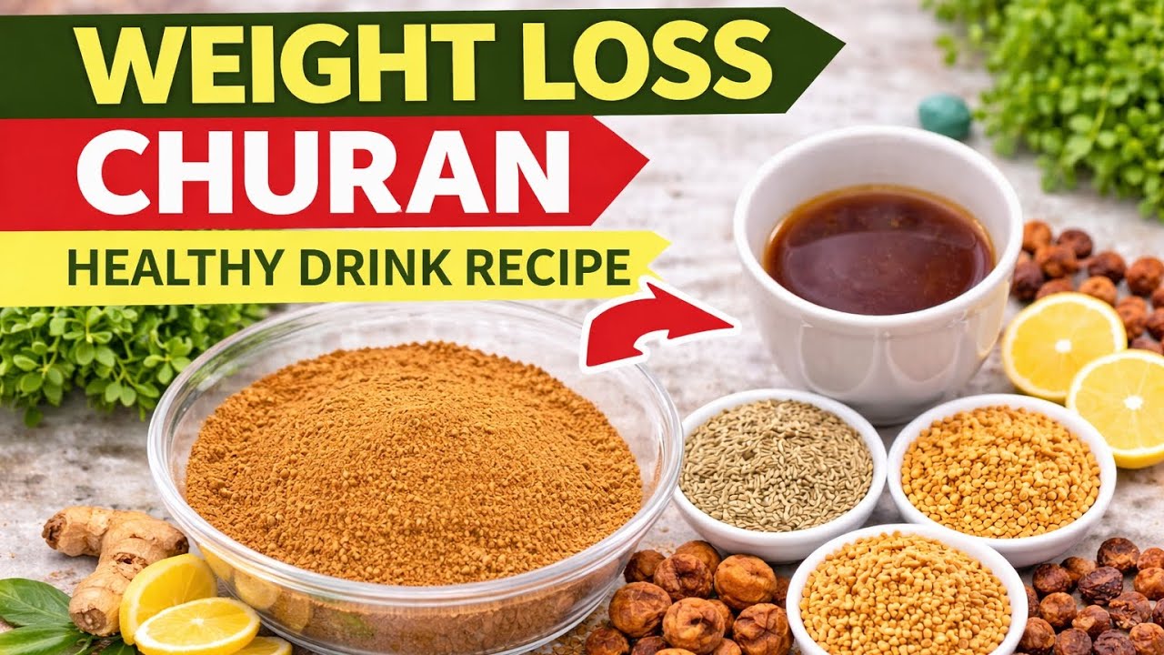 Healthy Weight Loss Churan Drink Recipe | Subah Khali Pet Pine Wala Desi Nuskha @FoodFantastik 