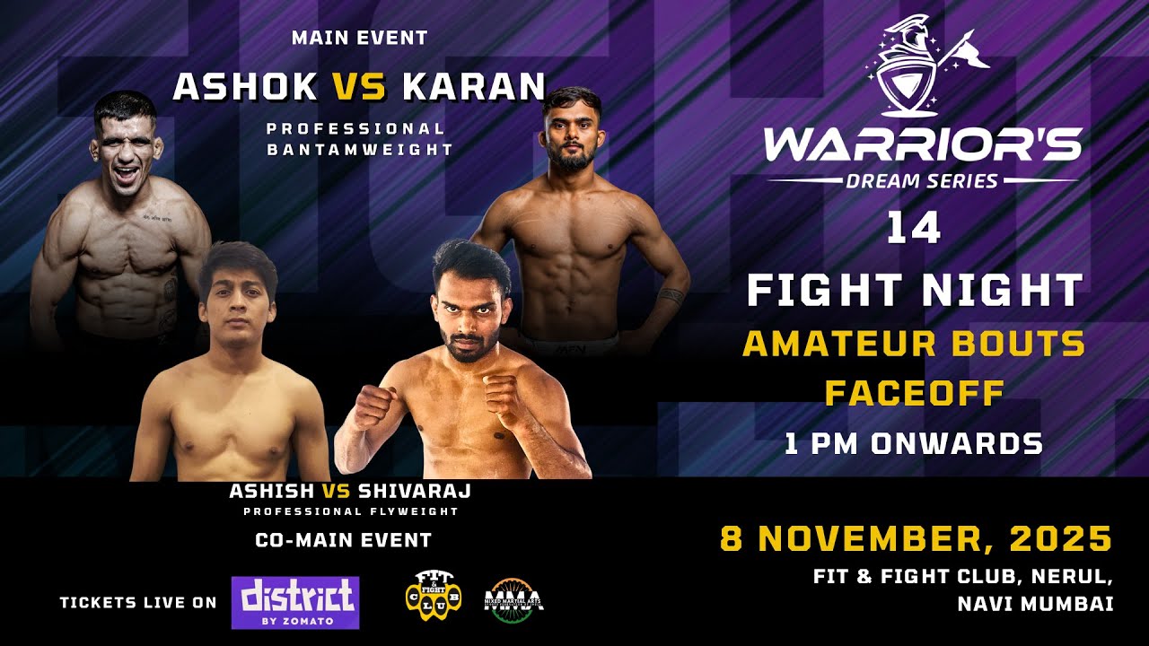 Warrior's Dream Series 14 Fight Night - Amateur Face-0ff
