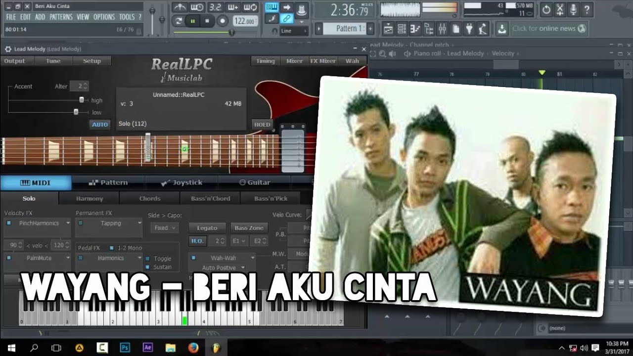 Wayang - Beri Aku Cinta (Karaoke) FL Studio