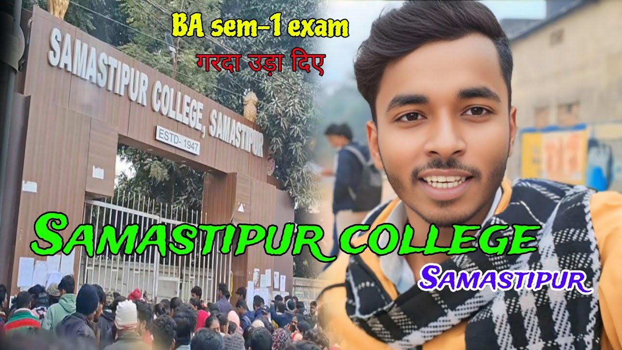 BA sem-1 exam samastipur college samastipur