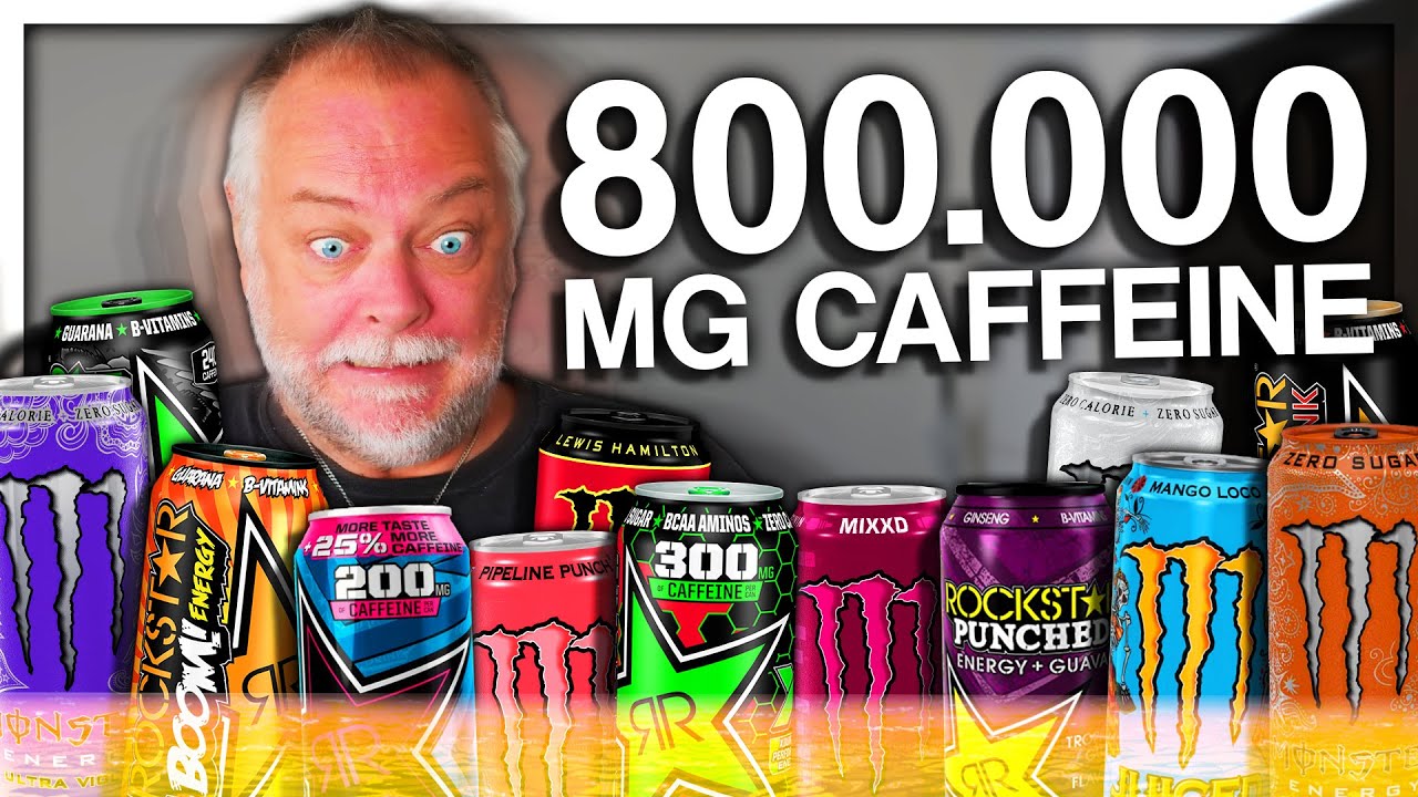 PAPANOMALY TRIES ENERGY DRINKS (800.000 MG CAFFEINE)