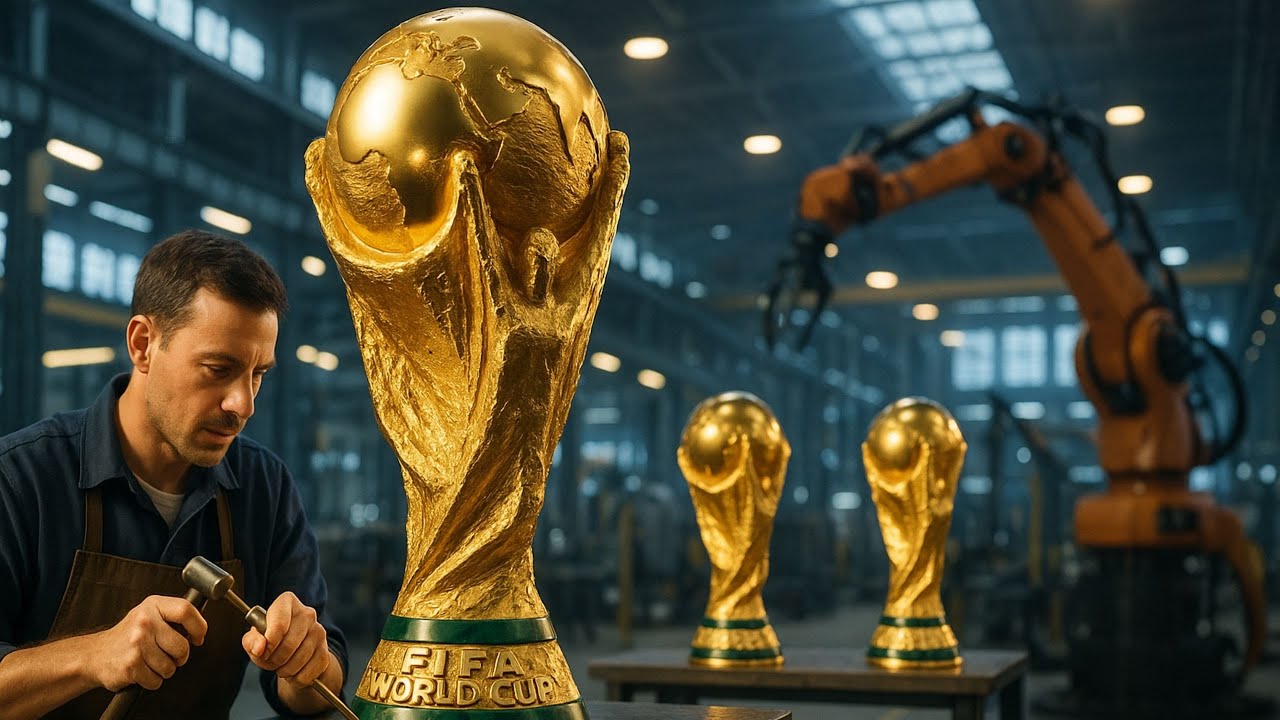 Inside the Workshop Creating the 18K Gold FIFA WORLD CUP 2026 Trophy (Full Process)