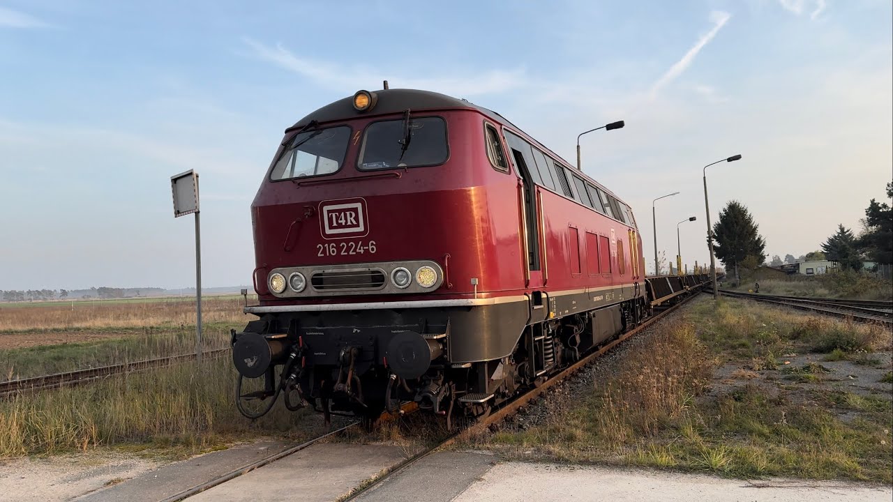 Bahnbetrieb auf dem letzten Stück Heidebahn zwischen Eilenburg und Laußig. Teil 2