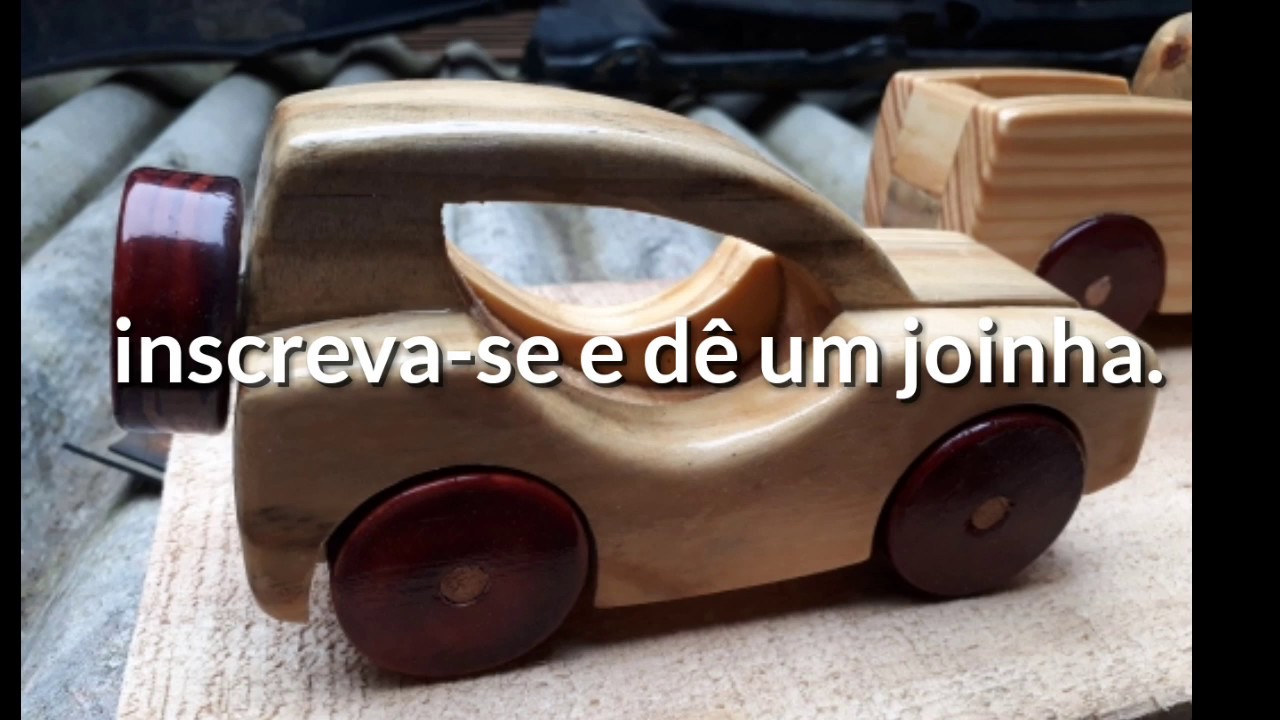 CARROS MINIATURA EM MADEIRA(CLIB BRINQUEDOS)