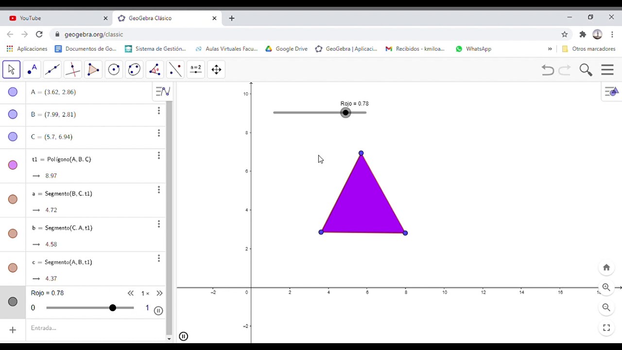 Como variar el color de un objeto, usando un deslizador en geogebra (RGB)