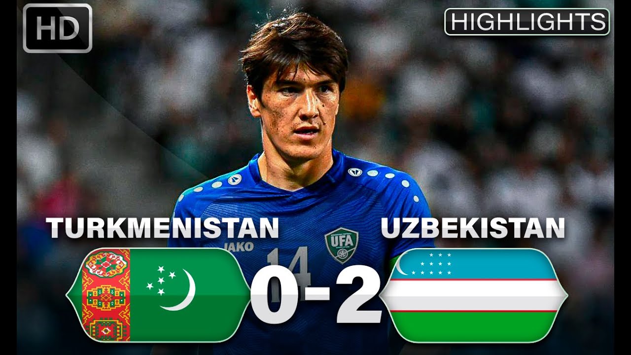 CAFA. O'zbekiston - Turkmaniston 2:0 (14.06.2023)