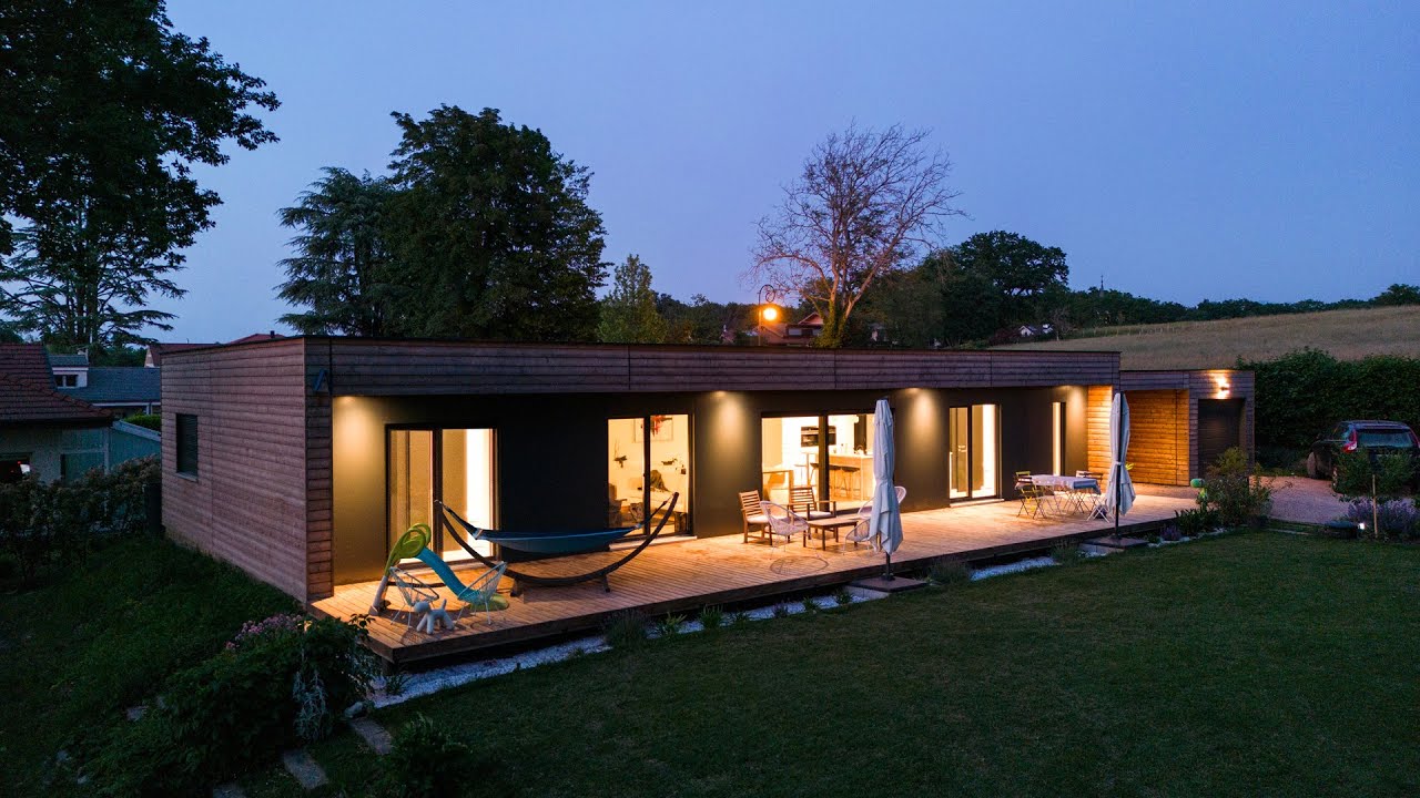 Une maison bois intemporelle