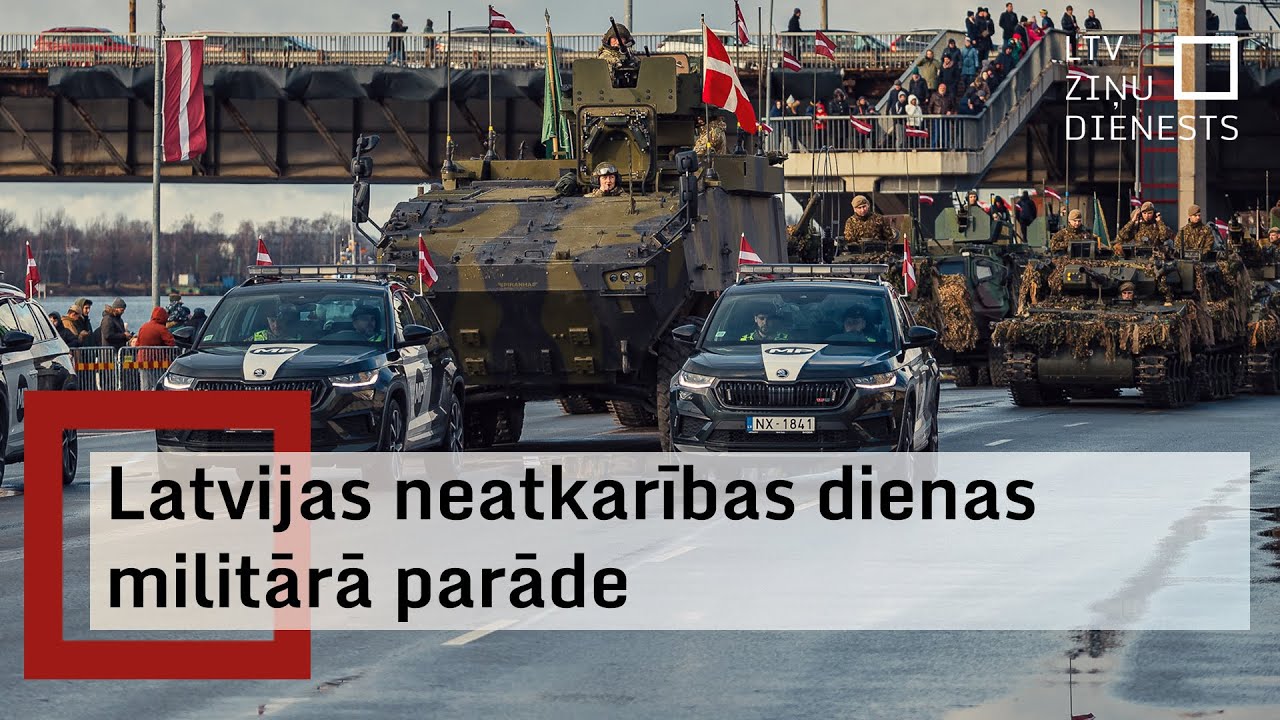 Latvijas Republikas proklamēšanas 107. gadadienai veltīta militārā parāde
