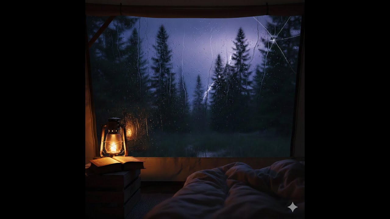 The Most Relaxing Rain on Tent You've Ever Heard ⛈️ Deep Sleep in the Wild