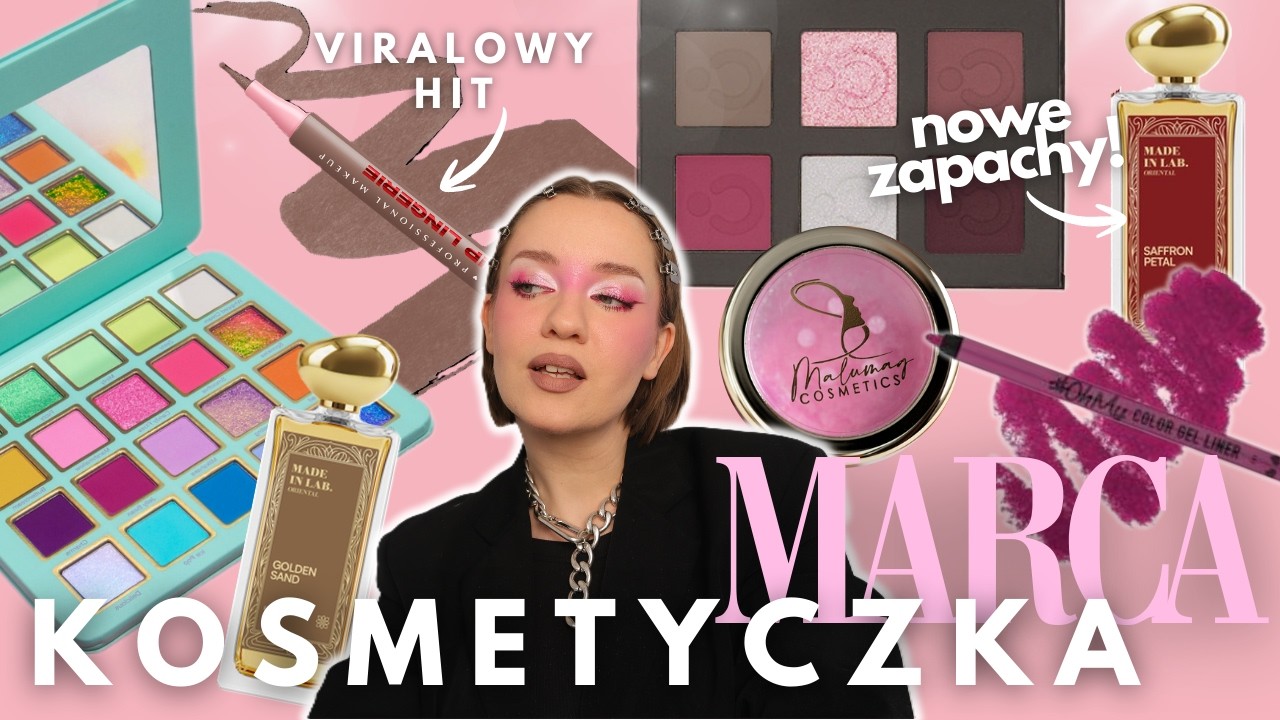 VIRALOWA KONTURÓWKA, arabskie zapachy i selekcja różowych cieni| kosmetyczka miesiąca