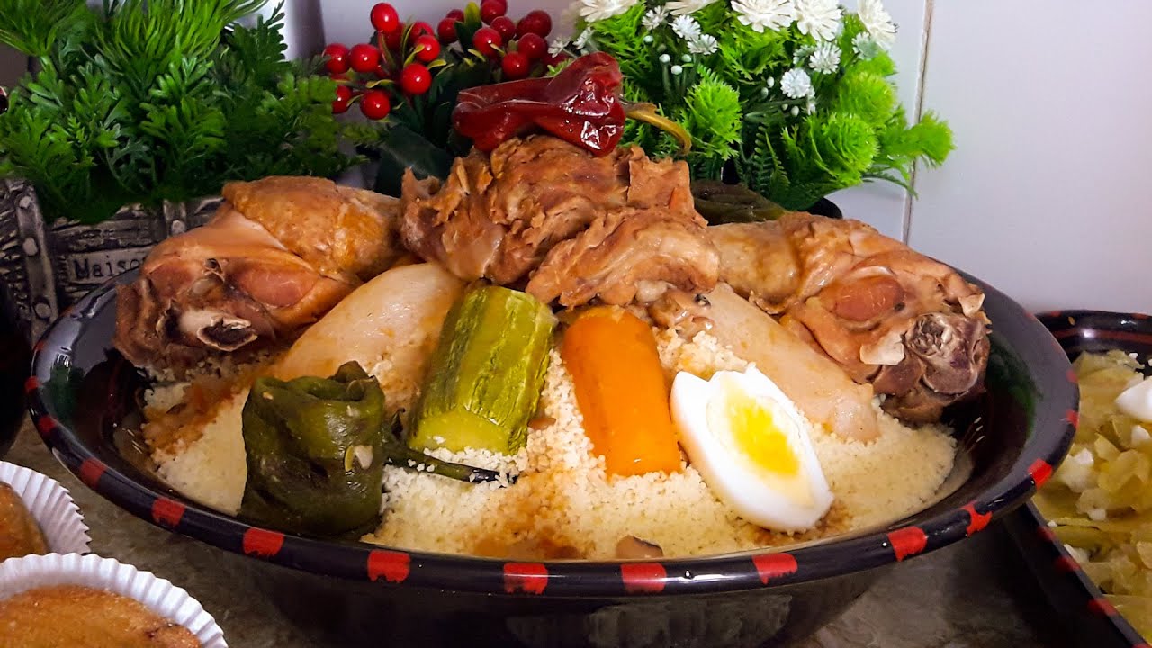 #Couscous #Yennayer 2972 ​​with seven ingredients, a pure #deliciousness #كسكوس#يناير سبع اسوفار ...