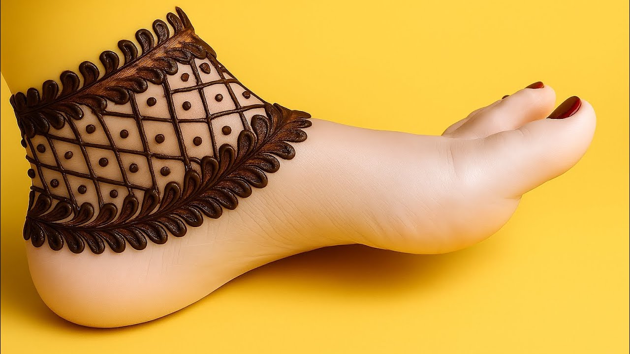 Pawo ka mehdi #foot mehdi dijaen #feet mehdi#per ki Dulhan mehndi #new mehdi#hennafootdijaen#leg 