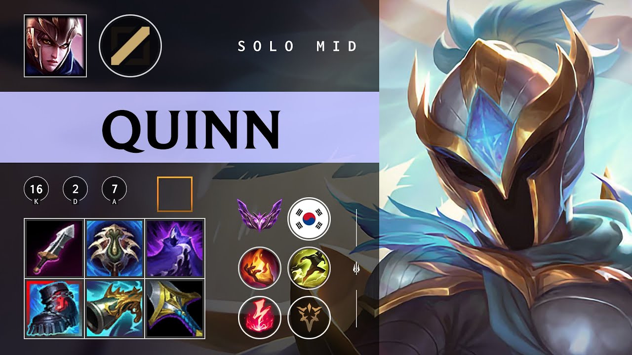 Quinn Mid vs Syndra - KR Master Patch 26.02