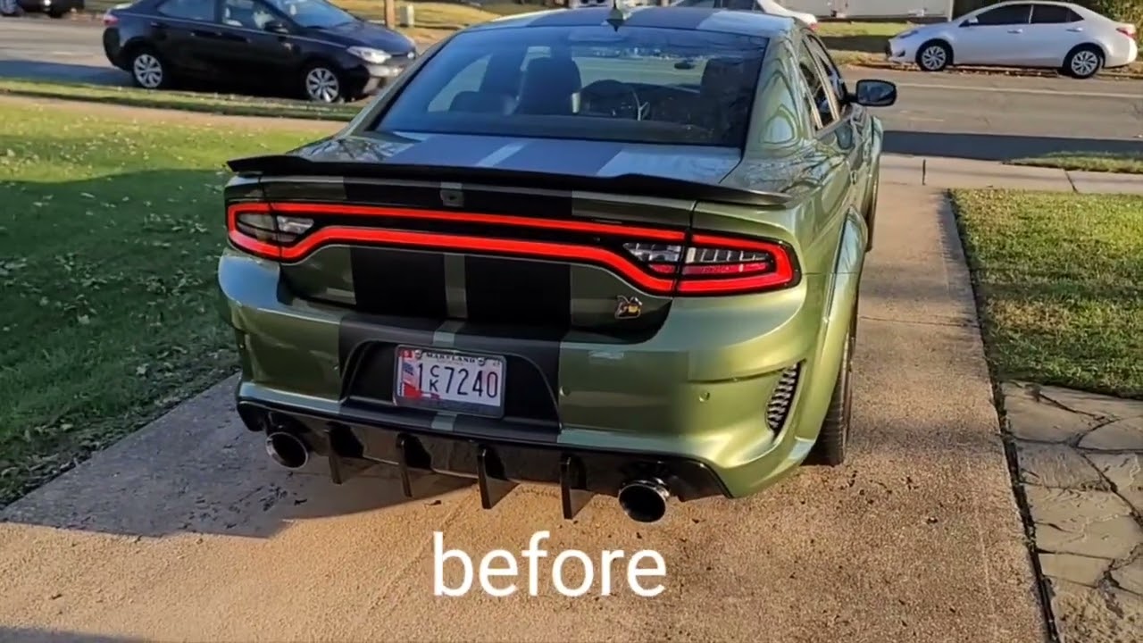 2021 Charger Scat Pack Widebody mid muffler delete