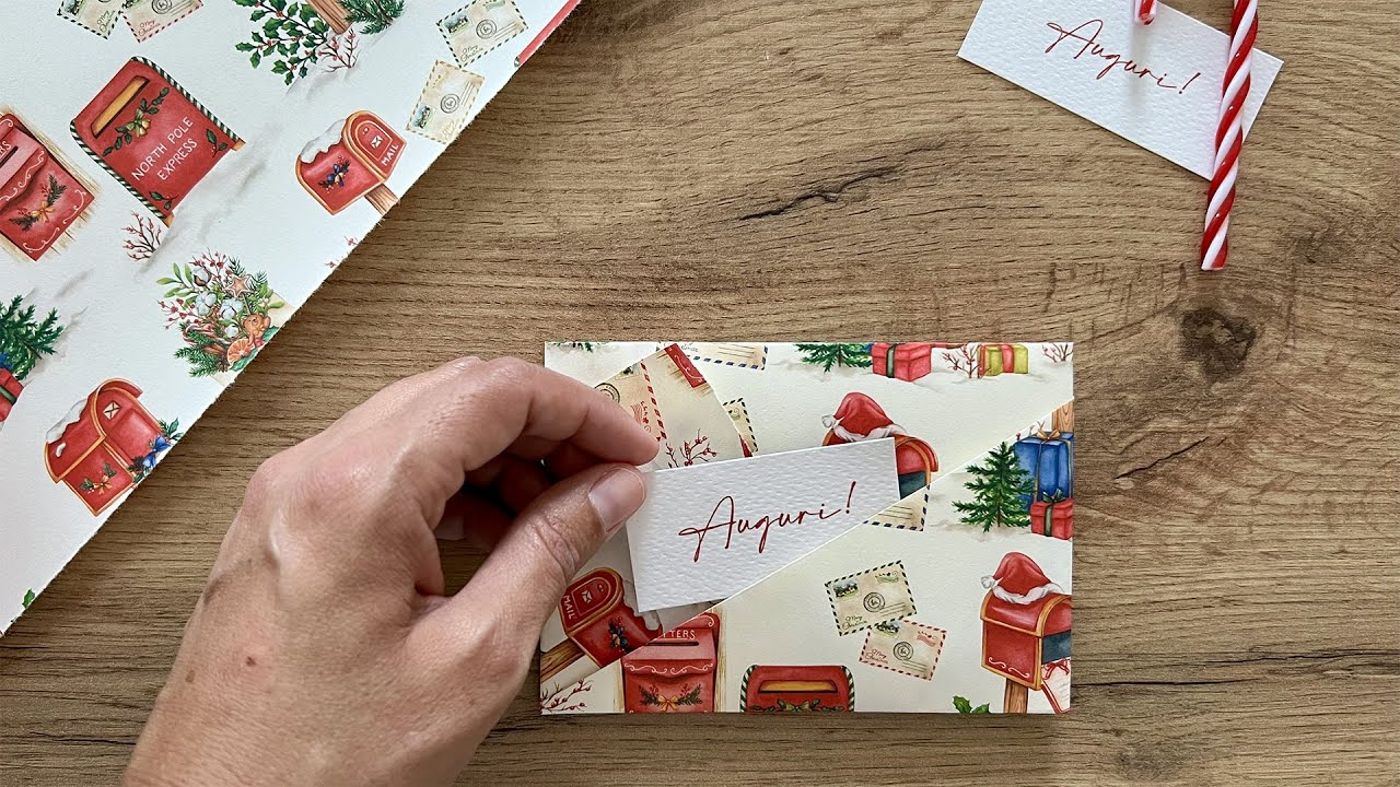 Tassotti Tutorial: how to wrap a gift card for a perfect present