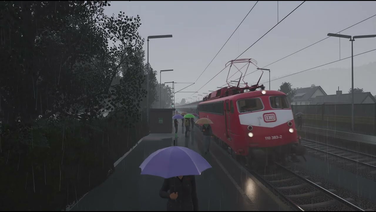 Train Sim World 6 conduite corail sous une tempête ⛈️ 