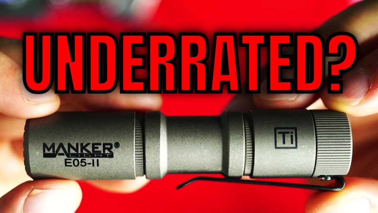 Этот крошечный титановый светильник меня удивил! Обзор Manker E05 II