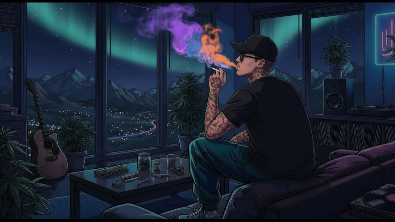 Drowsy Nights 🌙 Stoner Chill Rap Slow Bluesy