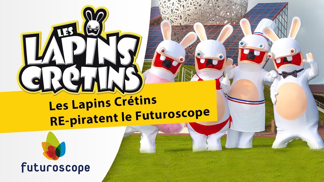 Les Lapins Crétins RE-piratent le Futuroscope !