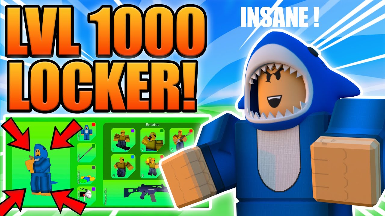 *RATING A LVL1000+ LOCKER!* (Roblox Arsenal)