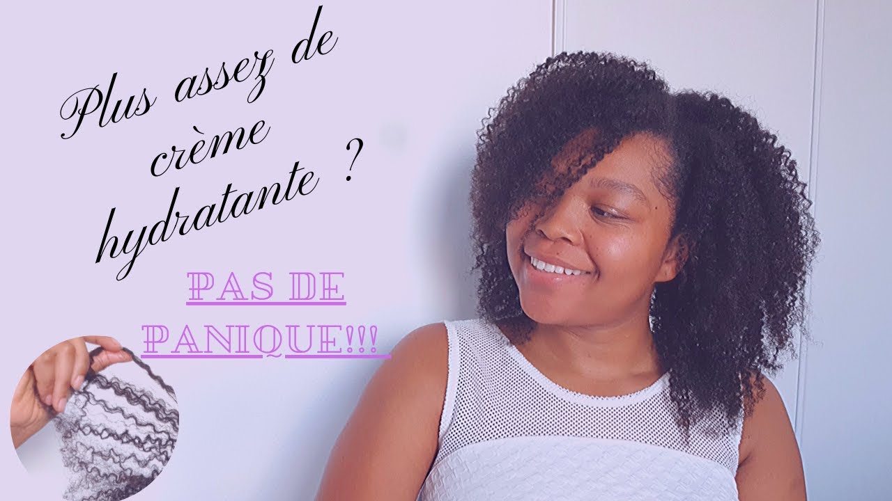 Produit hydratant fait maison pour cheveux crépus