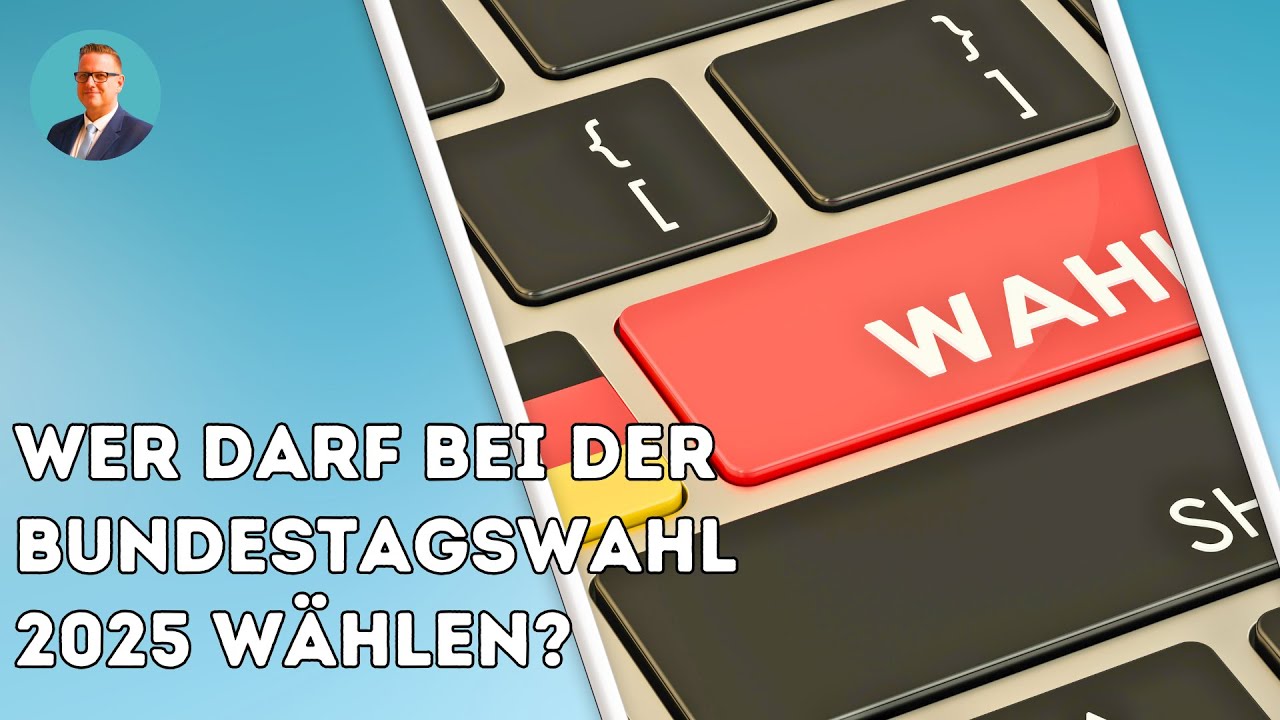 Wer darf bei der Bundestagswahl 2025 w&auml;hlen? | Marc We&szlig;eling