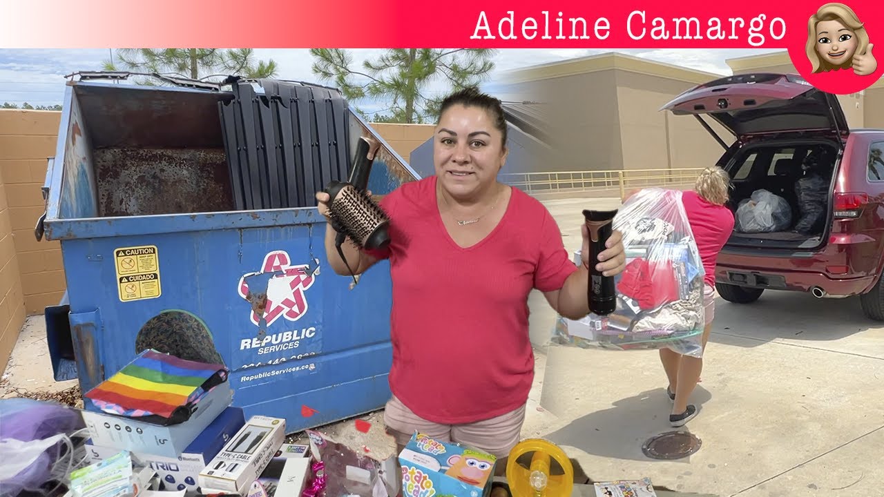 Outro mega dumpster as lojas estão trocando o estoque e descartando no lixo | Adeline Camargo