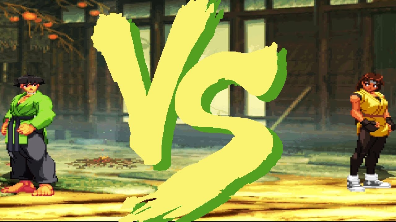 Makoto VS Yuri Sakazaki Mugen Street Fighter VS KOF