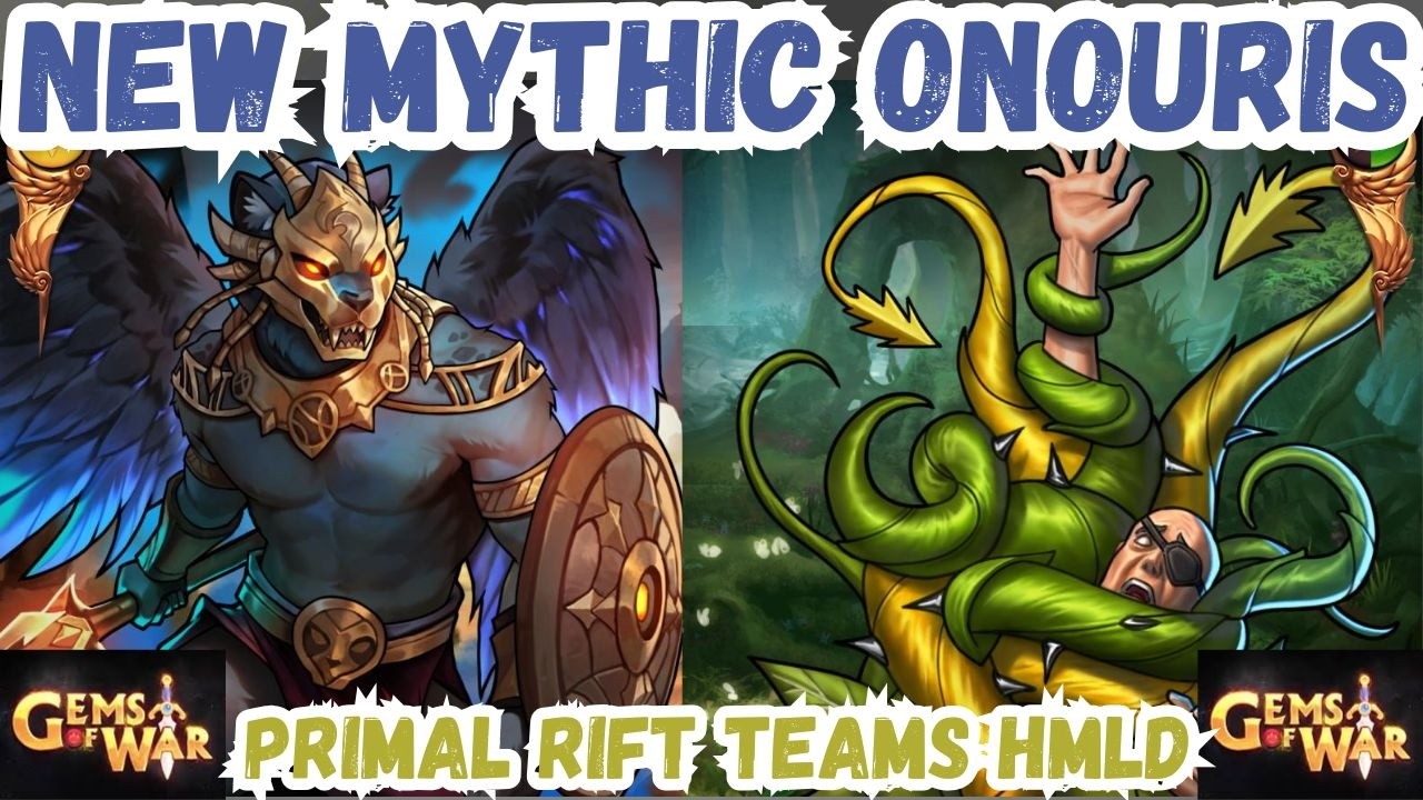 New Mythic Onouris Team & Key Opening Primal Rift | Gems of War Live 02/06/2026