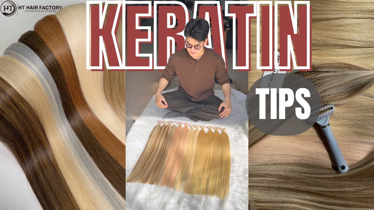 Premium Keratin Tips | HT HAIR FACTORY | Wholesale prices #hairextensions #keratintips #hair 