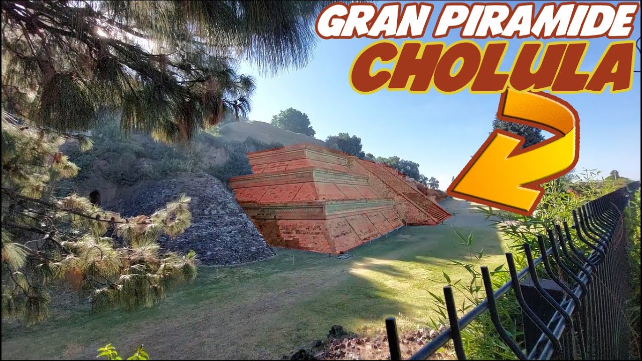 Cholula Puebla - Subimos el cerro que tapó la PIRÁMIDE MÁS GRANDE DEL MUNDO + Restaurante La Lunita