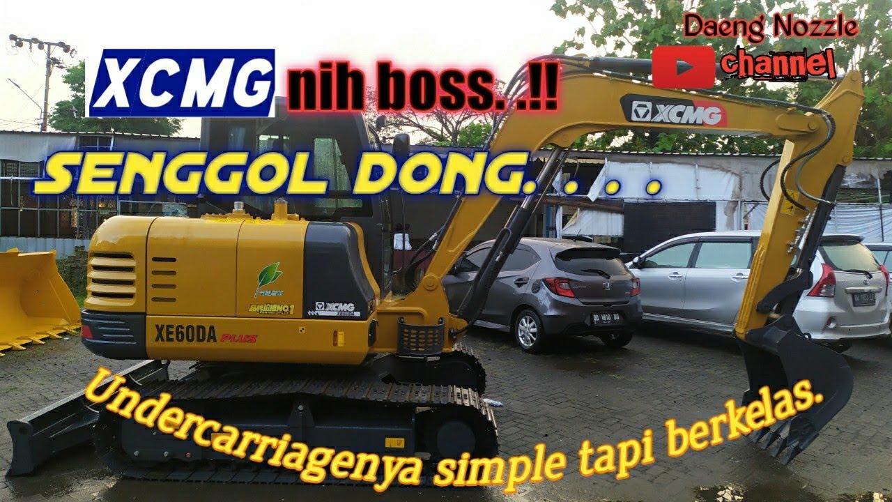 XCMG 6 TON #alatberat #miniexcavator #XE60DA #produkchina