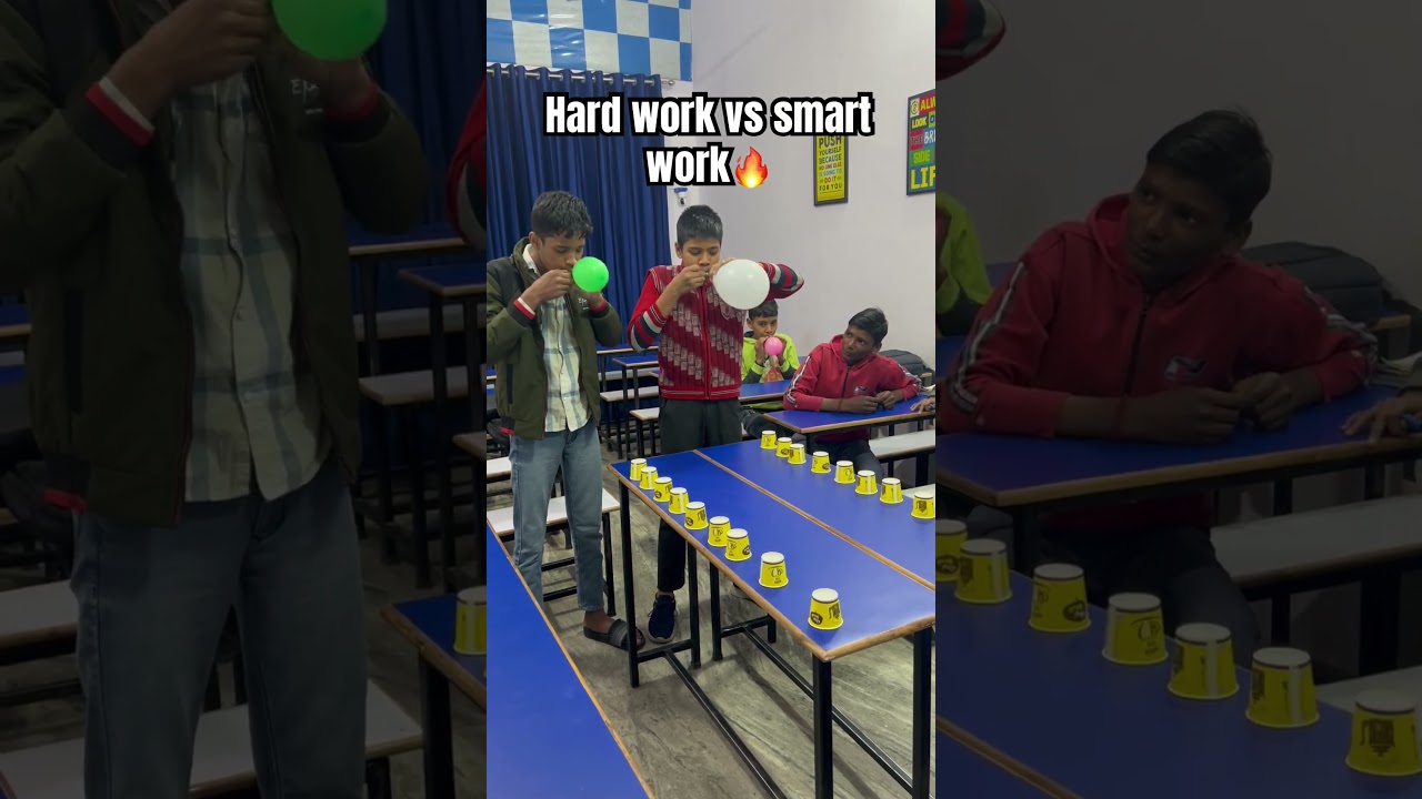 Hard work vs smart work🔥#shorts #smartbizeducation