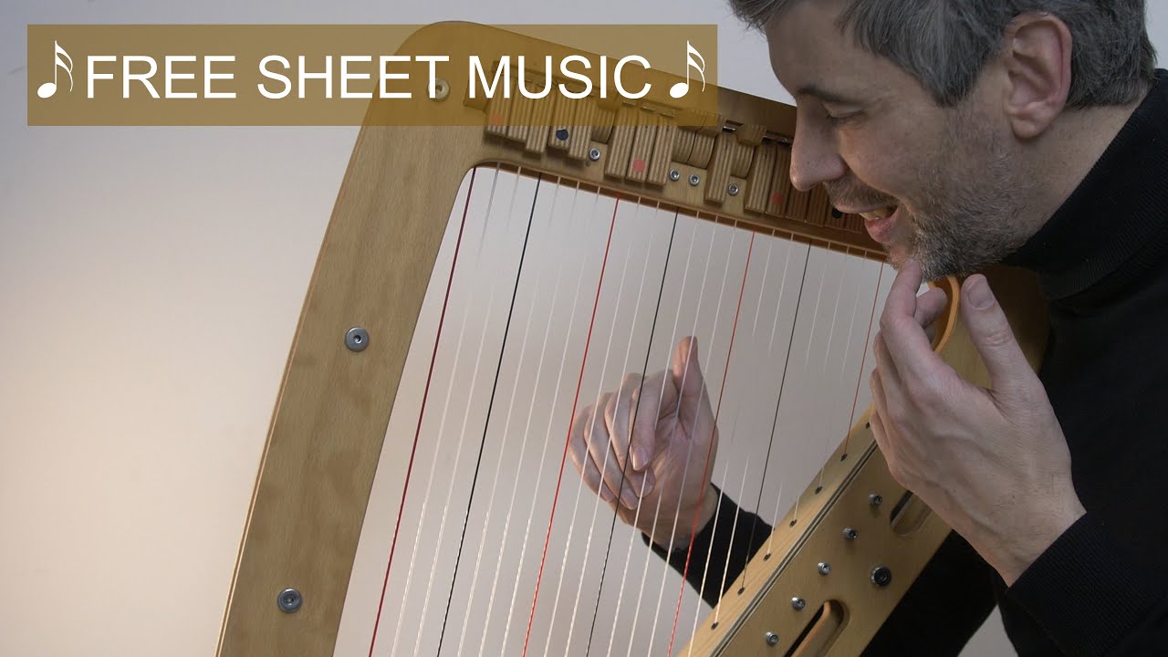 How to play Carol of the Bells (easy arrangement) - Harp Tuesday ep. 250