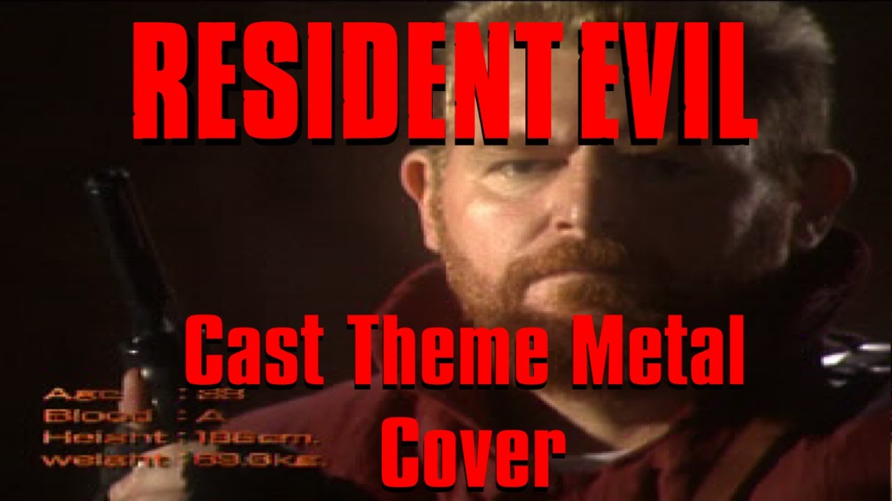 RESIDENT EVIL 1 (PSX) Cast Theme Metal Cover - Phrenk