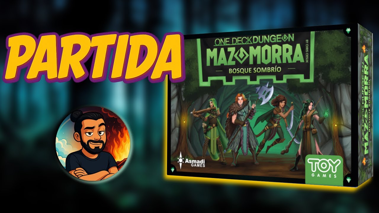 One Deck Dungeon Mazomorra Bosque Sombrío | Partida